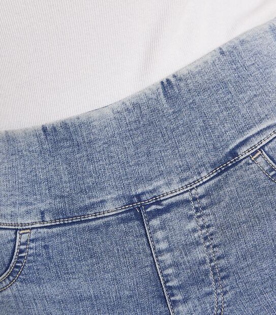 Lydia High Rise Crop Length Denim Jeggings 