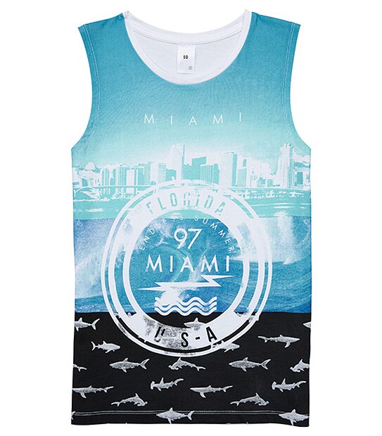 Boys' Miami Impact Print Tank