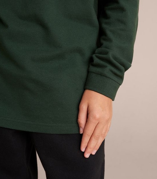 Long Sleeve Polo Top