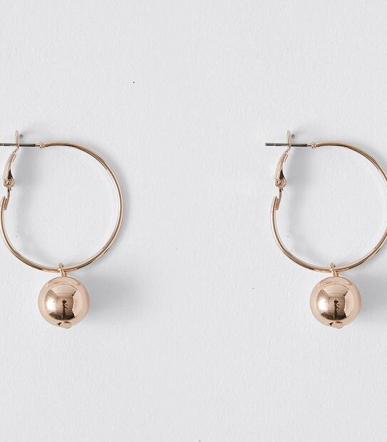 Danielle Bead Hoop Earrings