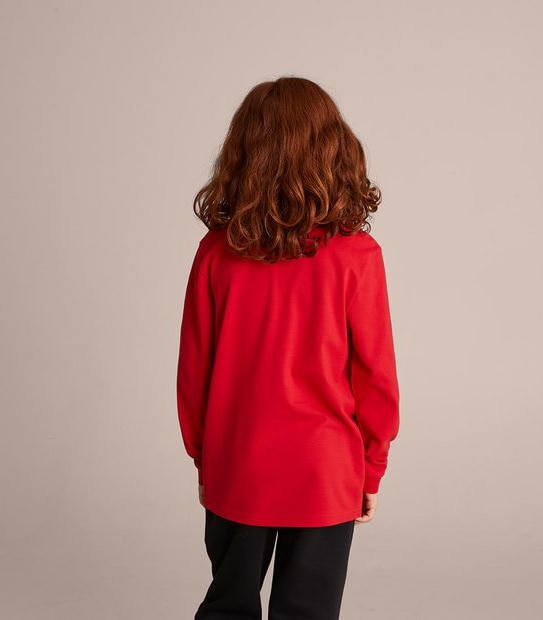 Long Sleeve Polo Top