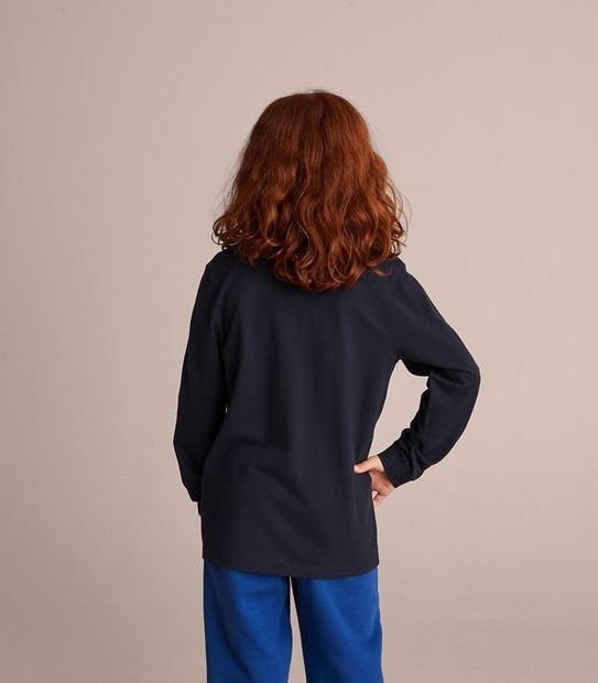 Long Sleeve Polo Top