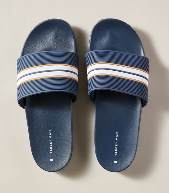 Mens Stu Stripe Slides