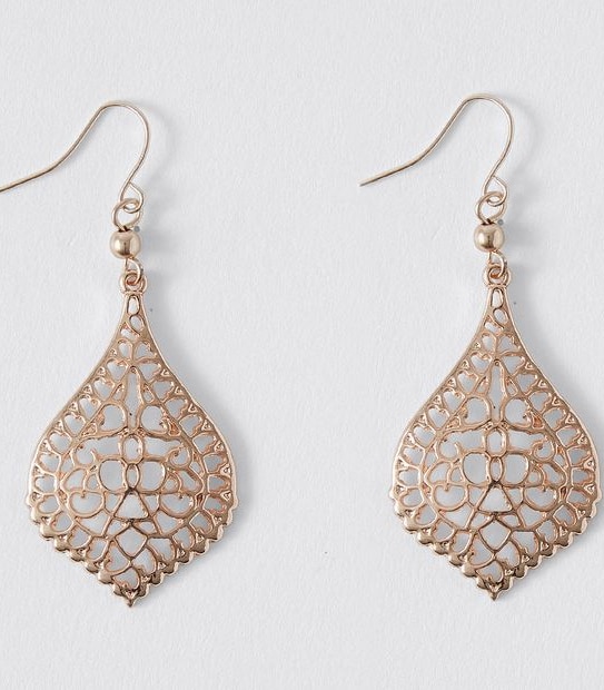Danika Filigree Drop Earrings