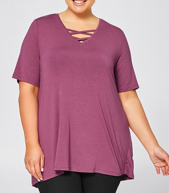 Belle Curve Criss Cross Top