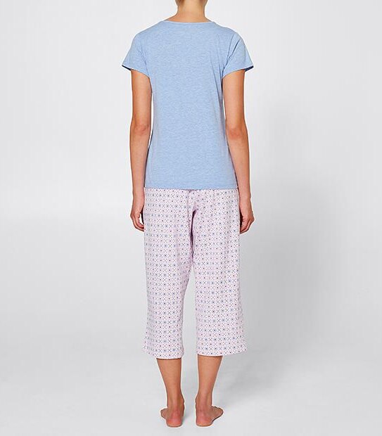 Pyjama T-Shirt - Blue Marle