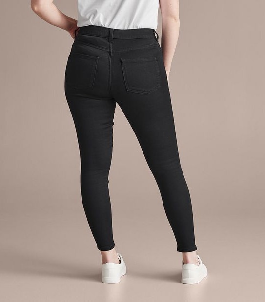 Skinny High Rise Crop Length Jeans