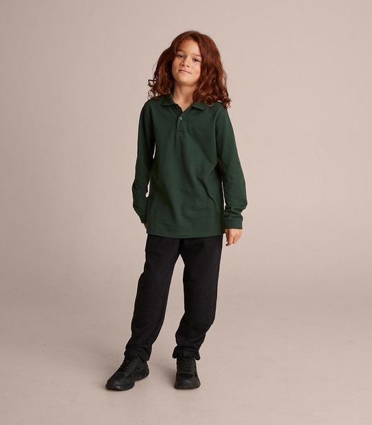 Long Sleeve Polo Top