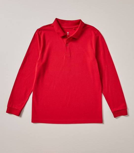 Long Sleeve Polo Top
