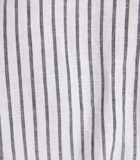 European Linen Puff Sleeve Popover Dress