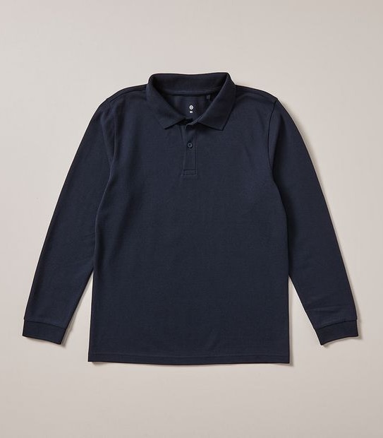 Long Sleeve Polo Top