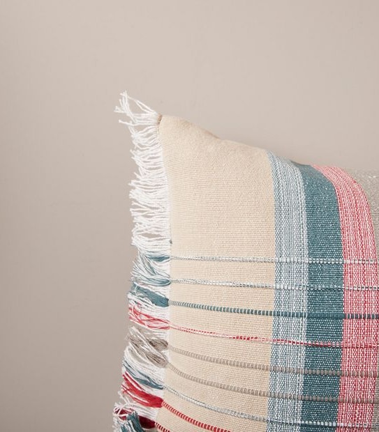 Melody Check Cushion