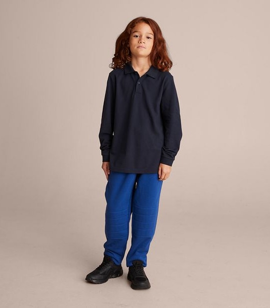Long Sleeve Polo Top
