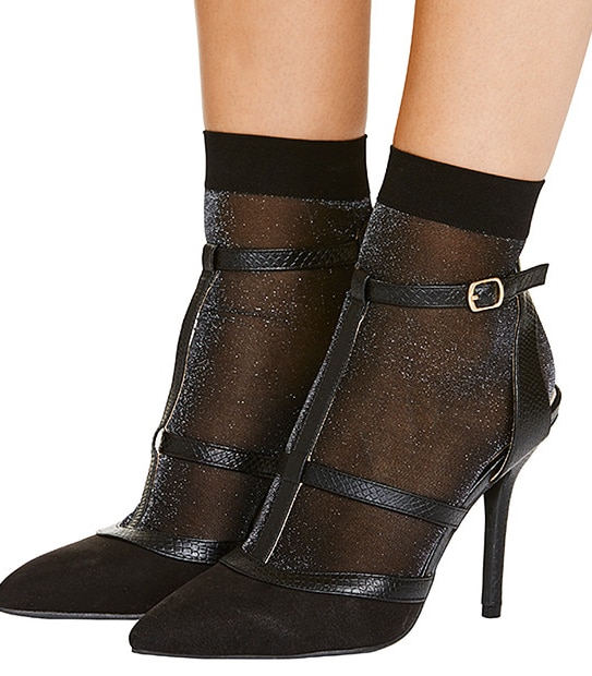 Metallic Ankle Highs