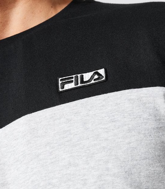 Fila Ezra Splice T-Shirt - Black