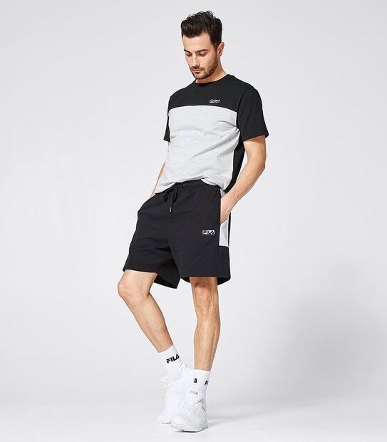 Fila Ezra Splice T-Shirt - Black