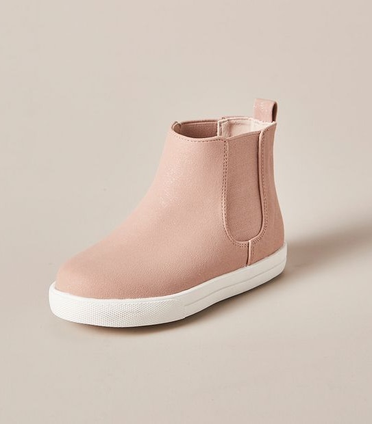 Kids Shimmer Gusset Boots