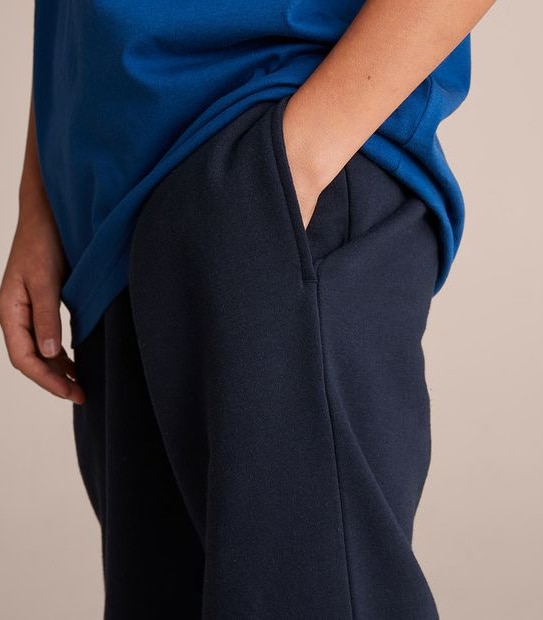 School Cuffed Fleece Trackpants