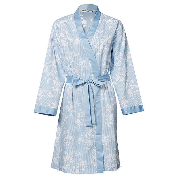 Floral Chambray Dressing Gown Floral Chambray Dressing Gown