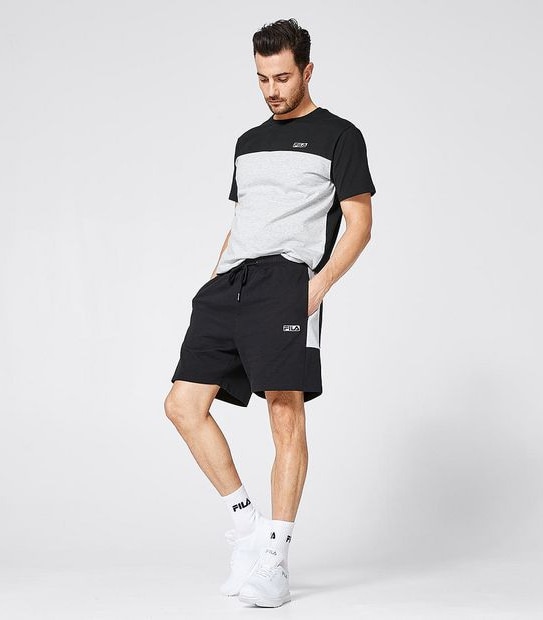 Fila Ezra Splice Shorts - Black