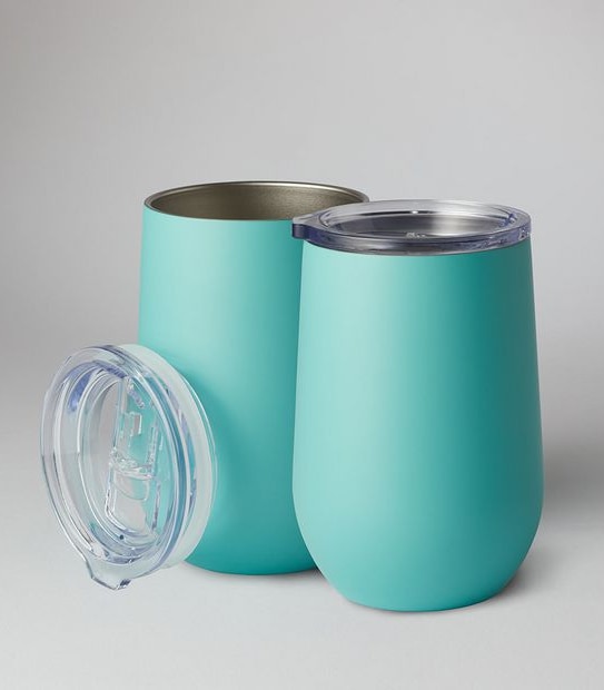 2 Pack Stainless Steel Coloured Tumblers