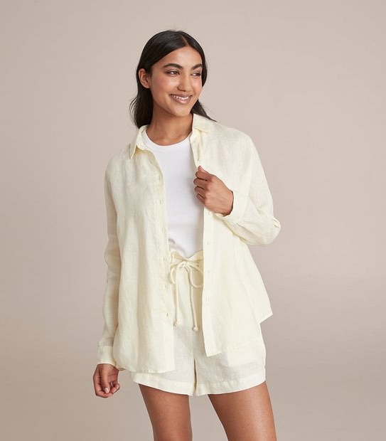 European Linen Long Sleeve Shirt