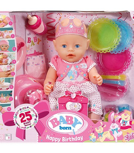BABY Born Interactive Happy Birthday Doll
