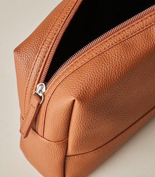Mens PU Toiletry Bag