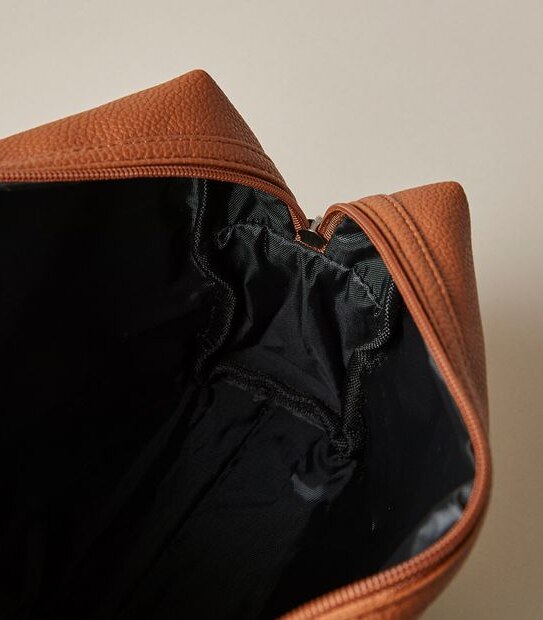 Mens PU Toiletry Bag