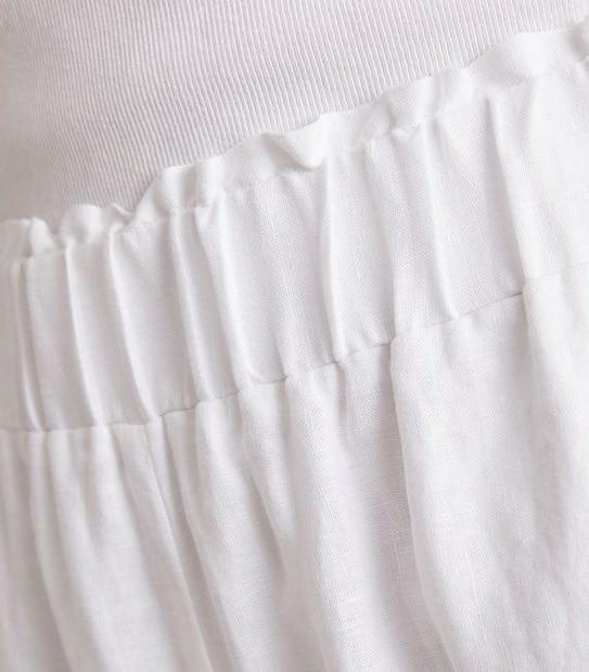 European Linen Wide Leg Pants