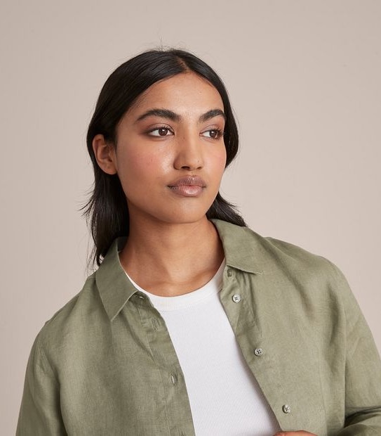 European Linen Long Sleeve Shirt