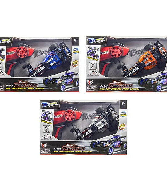 Top Max Racing Jet Panther 1:24 High Performance Radio Control Car Assorted