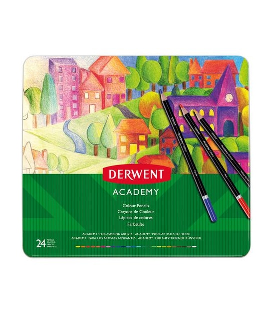 Derwent Academy 24 Pack Colour Pencils