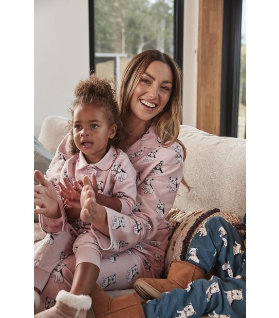 Womens Organic Cotton Bulldog Pyjama Set