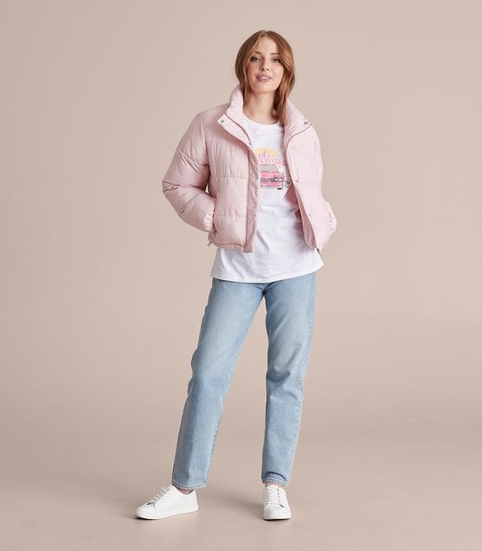 Lily Loves Cropped Puffer Jacket