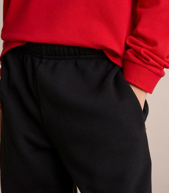 School Cuffed Fleece Trackpants