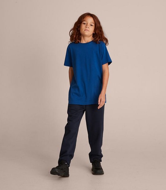 School Cuffed Fleece Trackpants