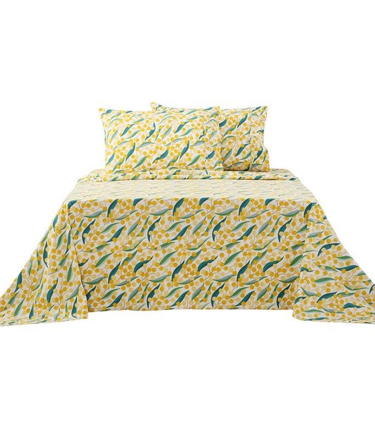 Mable Tan Sheet Set - Golden Wattle