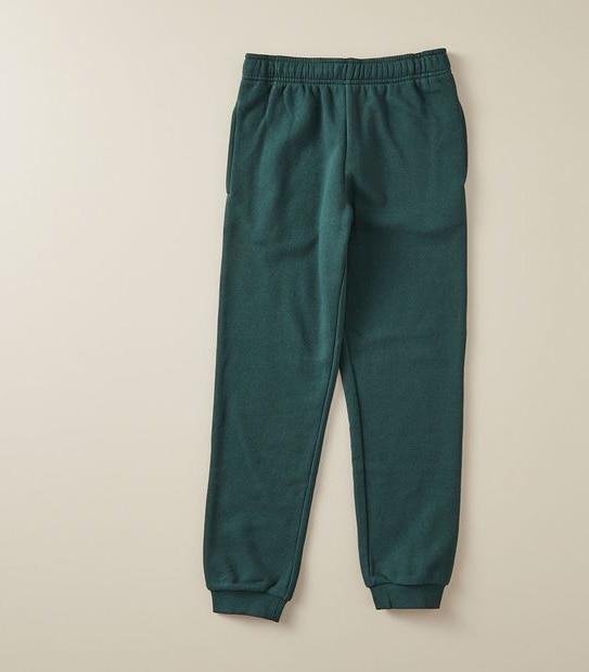 School Cuffed Fleece Trackpants