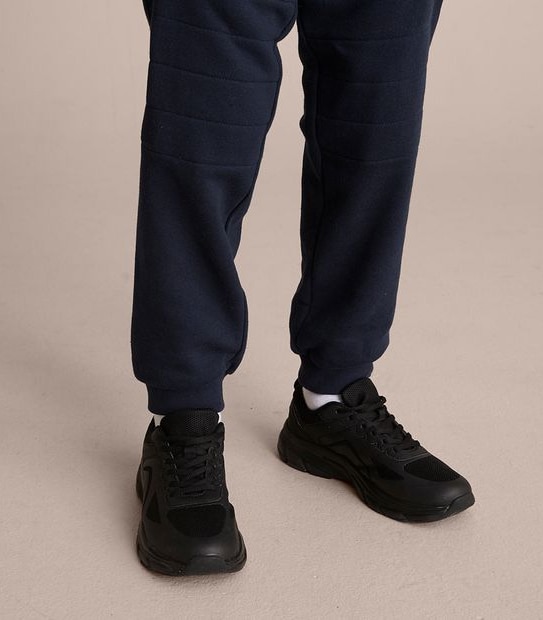 Double Knee School Fleece Trackpants
