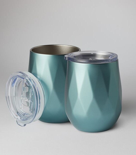 2 Pack Stainless Steel Fractal Tumblers