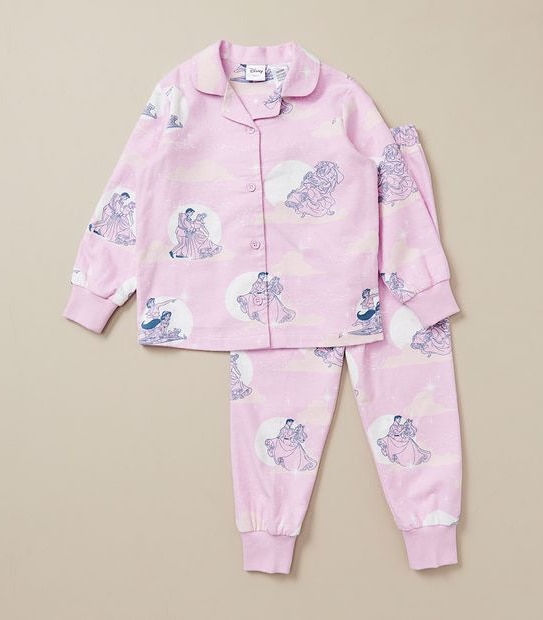 Baby Disney Princess Cotton Flannelette Pyjama Set