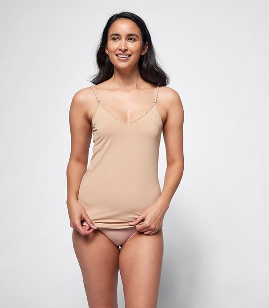 Microfibre Reversible Camisole; Style: LCA99009 - Latte Brown