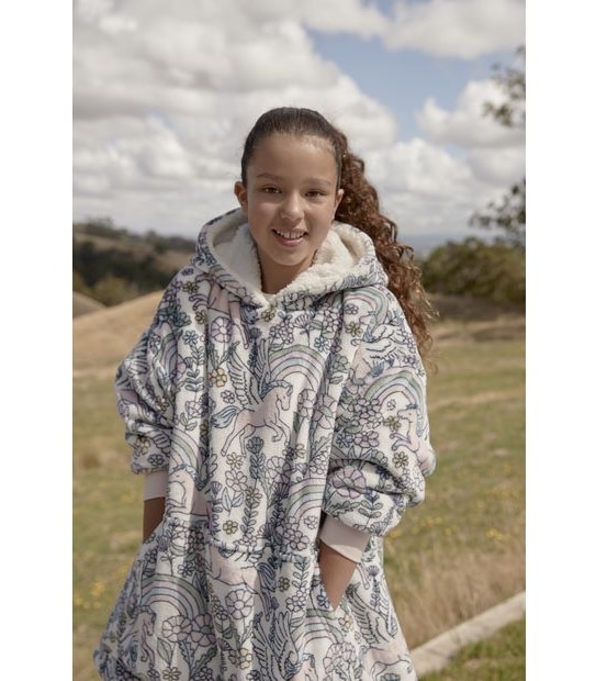 Oversized Hooded Poncho | Target Australia