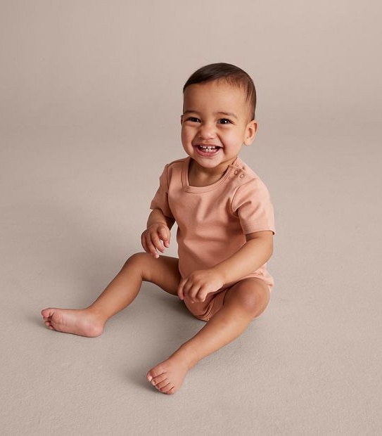 5 Pack Baby Organic Cotton Bodysuits