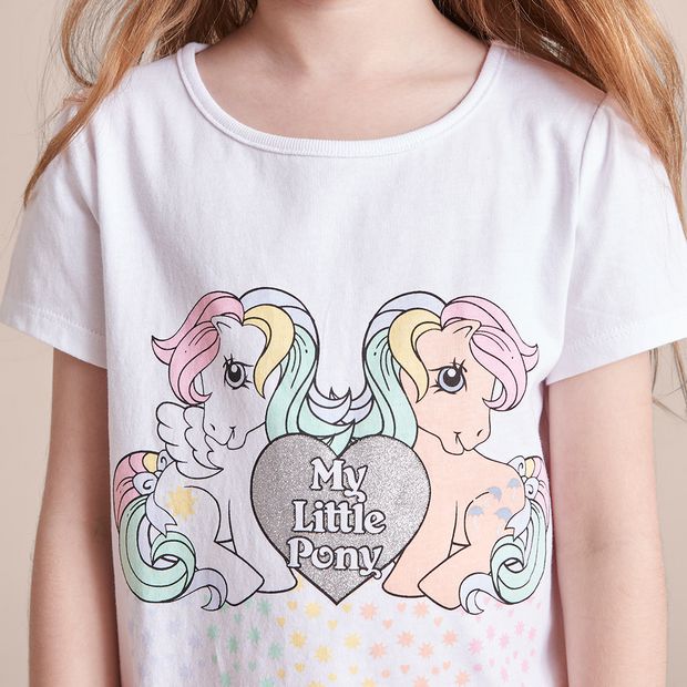 My Little Pony T-Shirt Fille Bleu 3-4 Ans