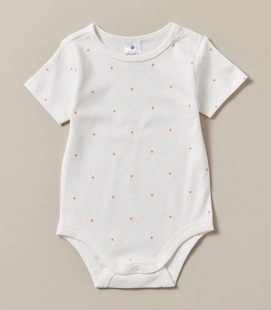 5 Pack Baby Organic Cotton Bodysuits
