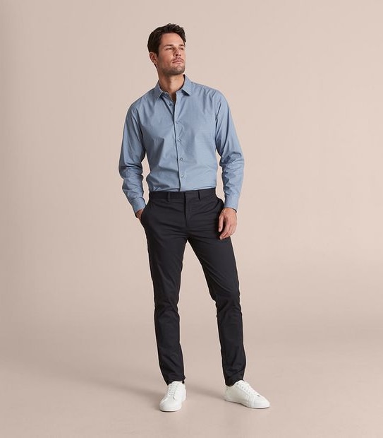 Preview Stitch Print Long Sleeve Shirt