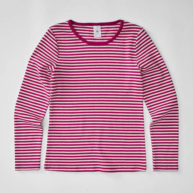 Long Sleeve Stripe Ribbed Top Long Sleeve Stripe Ribbed Top