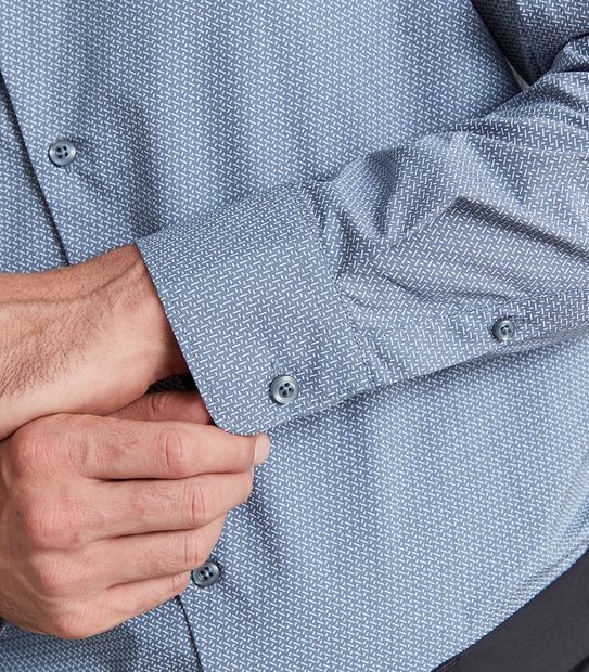 Preview Stitch Print Long Sleeve Shirt